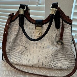 Brahmin Elisa Halo Amado leather